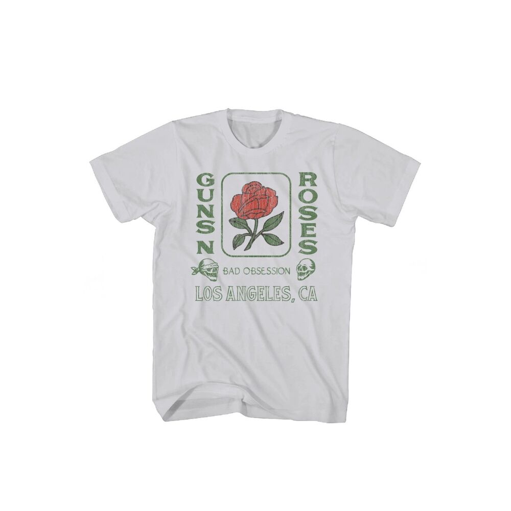 Guns n Roses Grey Bad Obsession T-Shirt